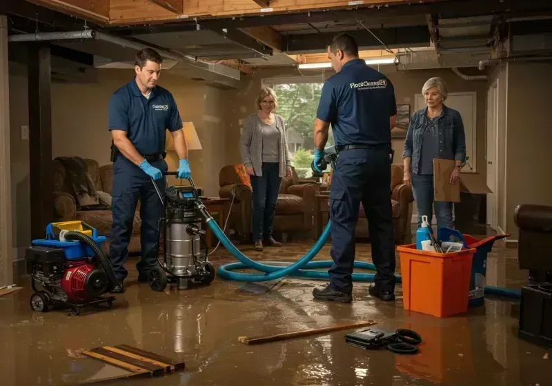 Basement Water Extraction and Removal Techniques process in Gladstone, MI